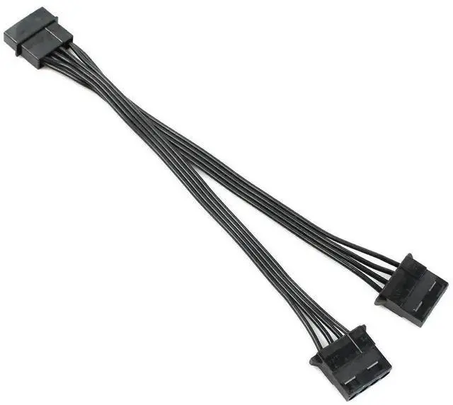 Main image of WRIARICH 20cm 4Pin Molex IDE Power Splitter Cable, Single 4P IDE to Dual 4P IDE Extension Cord