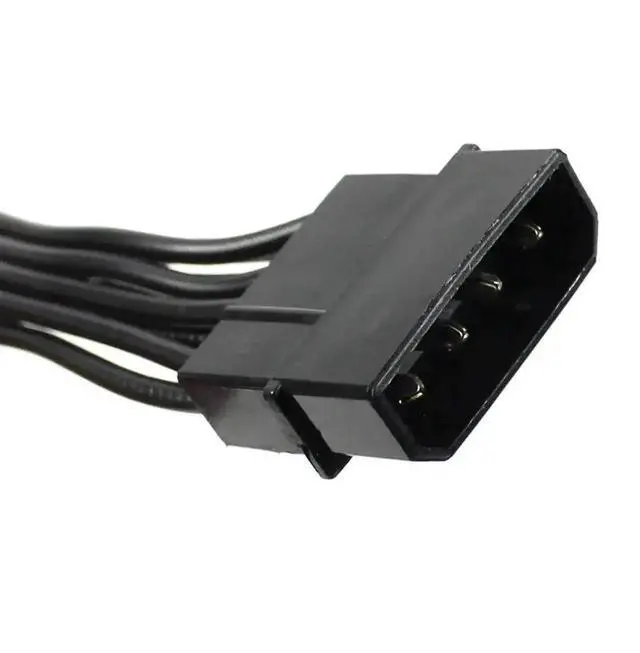 Alt view image 2 of 5 - WRIARICH 20cm 4Pin Molex IDE Power Splitter Cable, Single 4P IDE to Dual 4P IDE Extension Cord