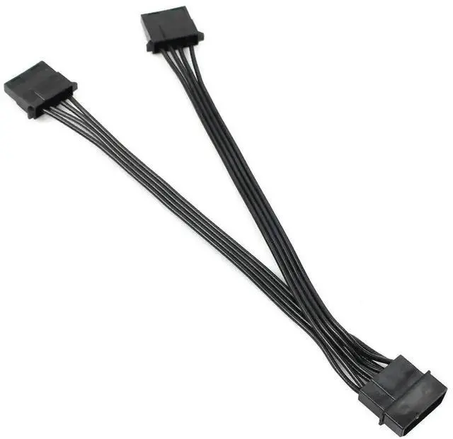 Alt view image 5 of 5 - WRIARICH 20cm 4Pin Molex IDE Power Splitter Cable, Single 4P IDE to Dual 4P IDE Extension Cord