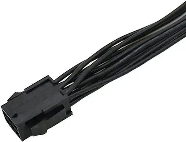 Alt view image 2 of 5 - WRIARICH 8 Inches PCIe Molex 6Pin to Dual PCIe 6Pin Splitter Ribbon Cable, GPU Power Extension Cord for Mining Rig Graphics Card