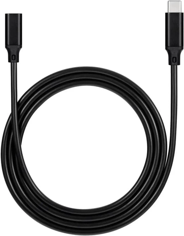 Alt view image 3 of 7 - WRIARICH 2M/6.6FT USB-C 3.1 Gen 2 Extension Cable, 100W PD Fast Charging 20Gbps Data Transfer 4K Video USB Type C Male to Female Cord Compatible with MacBook Pro/Air, Samsung Devices, Nintendo Switch