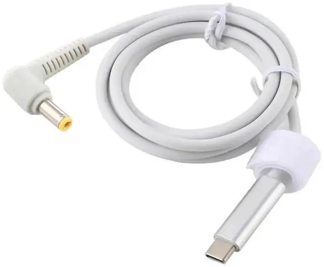 Alt view image 2 of 5 - WRIARICH 1.5M USB-C PD to DC 5.5×2.5mm Trigger Charging Cable for DC-Powered Laptops & Electronics