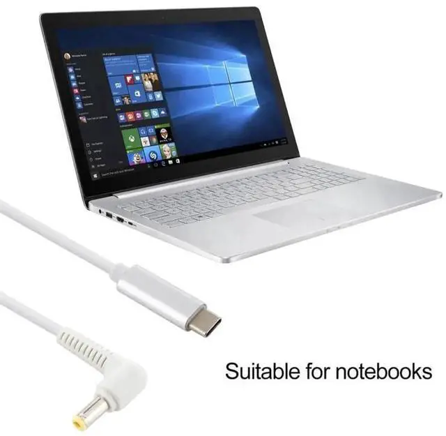 Alt view image 5 of 5 - WRIARICH 1.5M USB-C PD to DC 5.5×2.5mm Trigger Charging Cable for DC-Powered Laptops & Electronics