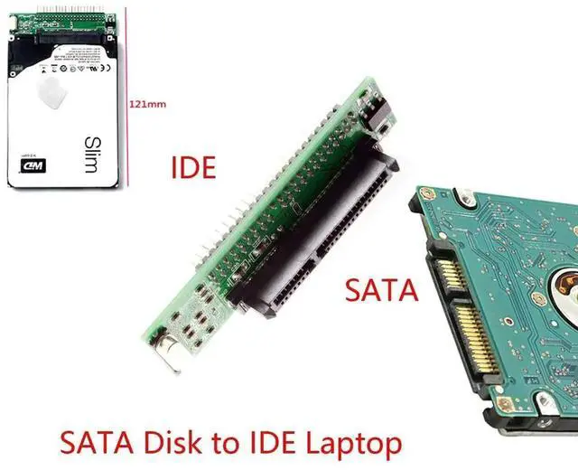 Alt view image 5 of 7 - WRIARICH SATA Female to 44Pin IDE Laptop PCB Adapter for 2.5" HDD