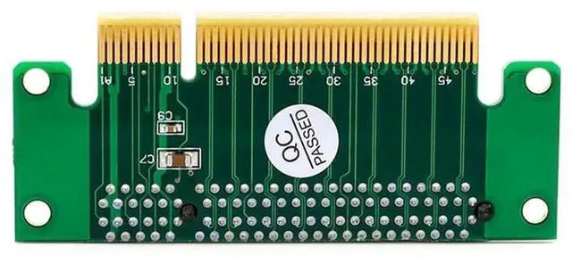 Alt view image 3 of 6 - WRIARICH PCIe 8X 90-Degree Left Angle Riser Card, 1U Height Server PCI-E Slot Adapter
