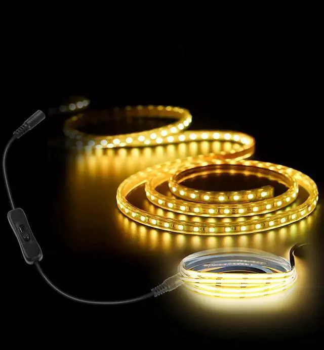 Alt view image 6 of 7 - WRIARICH 30CM DC 5.5x2.1mm Male to Female Power Cable, 16AWG Wire with Inline Rocker On/Off Switch, DC Power Adapter Cord for LED Light Strips, CCTV Security Camera, 2 Pack