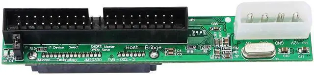 Alt view image 2 of 7 - WRIARICH SATA Female to 40Pin Male 3.5" IDE Adapter, IDE Hard Drive to SATA Interface Converter for Desktop PC