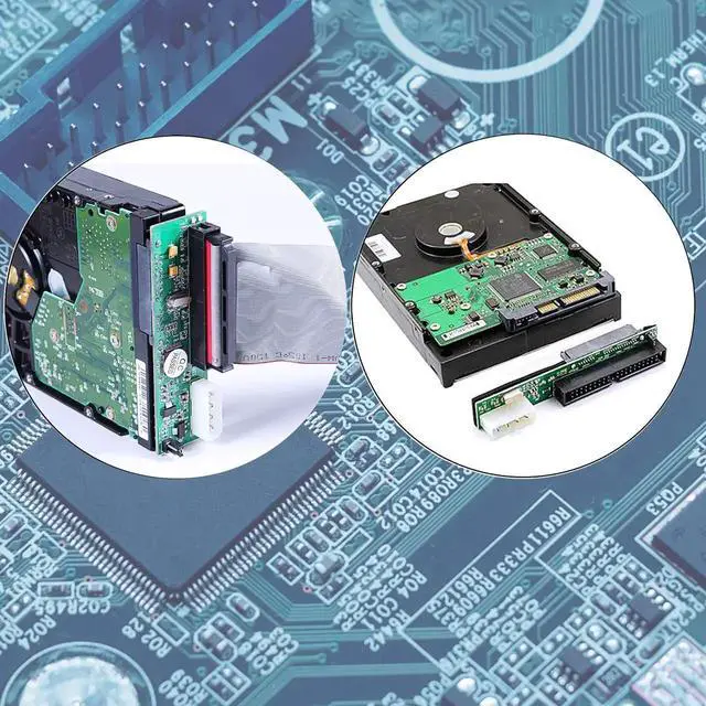 Alt view image 5 of 7 - WRIARICH SATA Female to 40Pin Male 3.5" IDE Adapter, IDE Hard Drive to SATA Interface Converter for Desktop PC