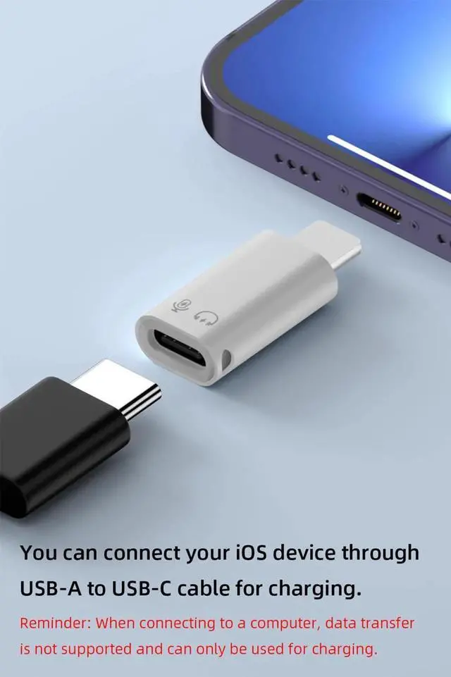 Alt view image 3 of 7 - WRIARICH 2 Pack USB-C to USB 3.0 OTG Adapter, Plug-and-Play Converter for iPhone 15/16 Series & iPad, Supports Flash Drive, Card Reader, Keyboard, Mouse, Lavalier Mic & Digital Headphones