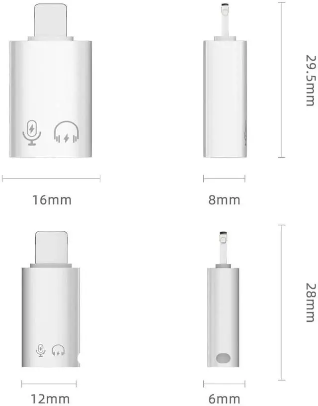 Alt view image 6 of 7 - WRIARICH 2 Pack USB-C to USB 3.0 OTG Adapter, Plug-and-Play Converter for iPhone 15/16 Series & iPad, Supports Flash Drive, Card Reader, Keyboard, Mouse, Lavalier Mic & Digital Headphones