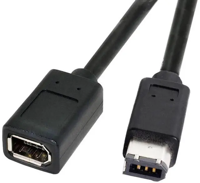 Main image of WRIARICH 20cm IEEE 1394 6Pin Female to Male Firewire 400 Extension Cable for Video Capture Cards