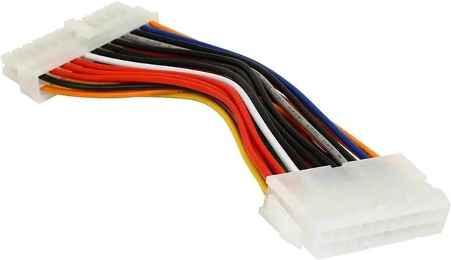 Alt view image 4 of 4 - WRIARICH 6 Inches 20Pin Female to 24Pin Male ATX Power Adapter Cable, 20 Pin to 24 Pin PSU to Motherboard Converter Cord
