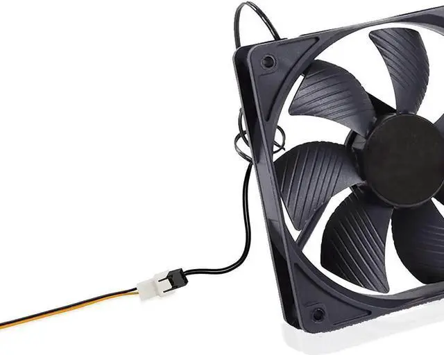Alt view image 6 of 7 - WRIARICH 4-Pin Molex Pass-Through to 5 x 3-Pin PC Fan Splitter Cable, Supports 12V/7V/5V Voltage Regulation for Case & CPU Cooling Fans