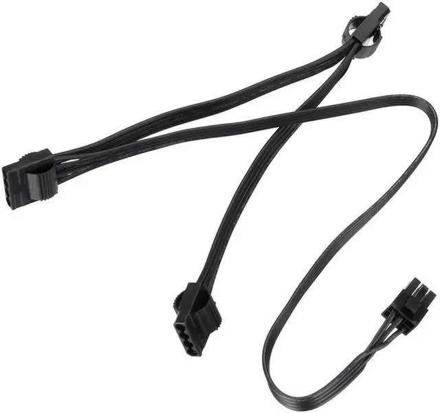 Alt view image 4 of 6 - WRIARICH 6Pin Male to 3 IDE 4Pin Female Power Splitter Cable, 1-to-3 Molex Port Multiplier