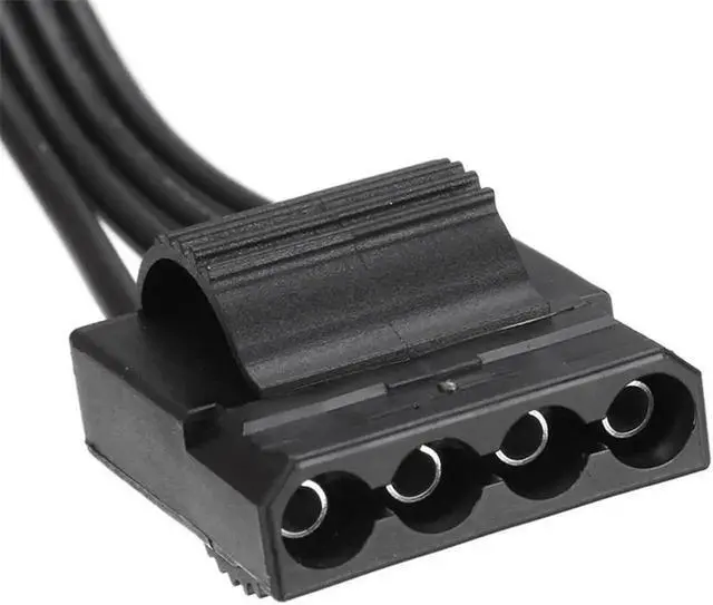 Alt view image 6 of 6 - WRIARICH 6Pin Male to 3 IDE 4Pin Female Power Splitter Cable, 1-to-3 Molex Port Multiplier