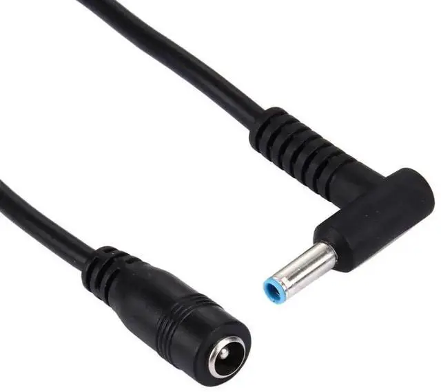 Alt view image 2 of 5 - WRIARICH 10cm DC Power Converter Cable, 90 Degree Bent 4.5×3.0mm Male to 5.5×2.1mm Female Laptop Charging Cord