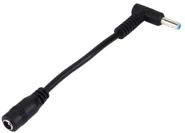 Alt view image 4 of 5 - WRIARICH 10cm DC Power Converter Cable, 90 Degree Bent 4.5×3.0mm Male to 5.5×2.1mm Female Laptop Charging Cord
