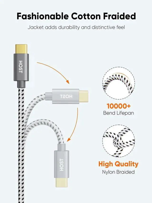 Alt view image 4 of 7 - WRIARICH 0.2M/0.65FT Braided USB-C to Micro USB OTG Cable, 480Mbps Short Cord for Chargers, Phones & Laptops