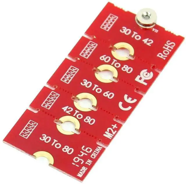 Main image of WRIARICH M.2 NVMe SSD Length Extension Adapter for M2 / M2PLUS, Convert 2230/2242/2260 to 2280 Size, Compatible with U.2 / M3 / M.3 SSD Bay