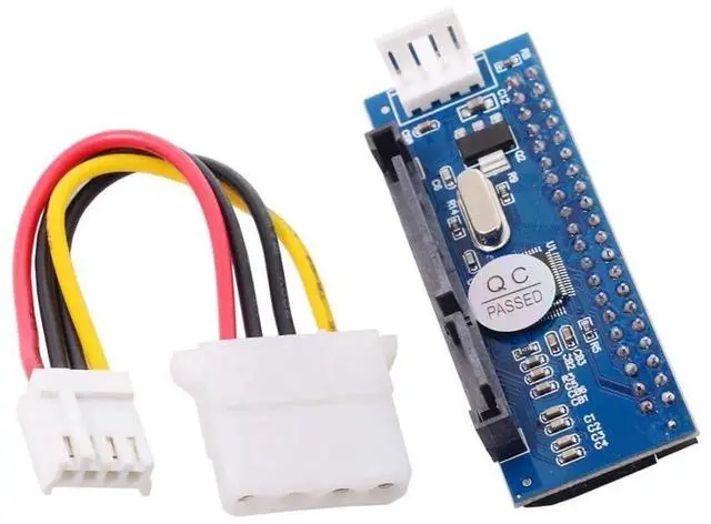 Alt view image 4 of 7 - WRIARICH 3.5" IDE PATA 40Pin Hard Drive to SATA Motherboard Adapter Converter