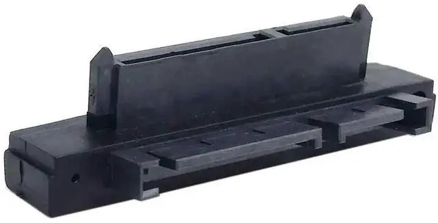 Alt view image 3 of 7 - WRIARICH 90 Degree Right Angled SATA 22Pin 7+15 Male to Female Extension Adapter