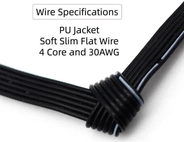 Alt view image 2 of 7 - WRIARICH 13cm Slim FPC Flat USB2.0 Type-A Male to Type-B Male Cable, High Speed Data Cord for Printer, Scanner & External Storage Drive