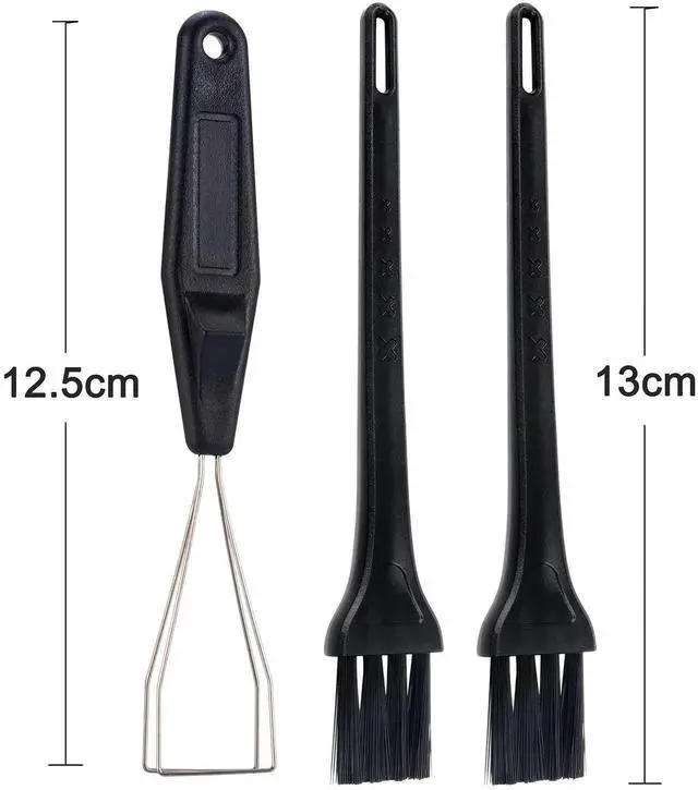 Alt view image 6 of 7 - WRIARICH Stainless Steel Keycap Puller Tool Set with 2 Cleaning Brushes, Mechanical Keyboard Keycap Remover Kit