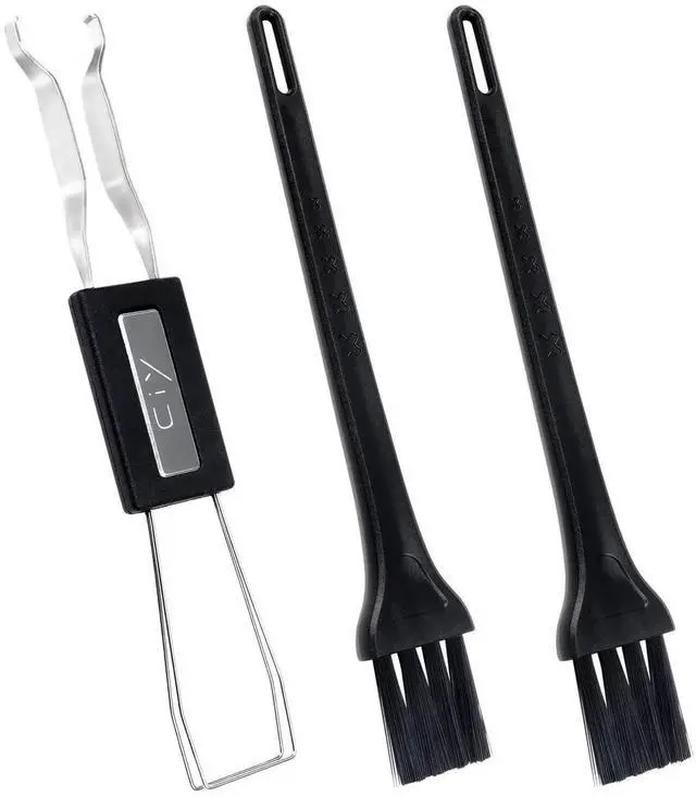 Main image of WRIARICH Stainless Steel Keycap & Switch Puller Set with 2 Cleaning Brushes for Mechanical Keyboard Maintenance