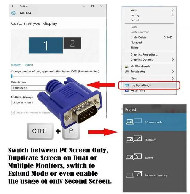 Alt view image 3 of 7 - WRIARICH VGA Dummy Plug Virtual Display Emulator, DDC EDID Headless Ghost Adapter, 1080P@60Hz