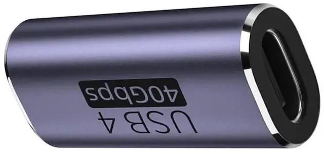 Main image of WRIARICH USB4 Type-C Female to Female Coupler Extender Adapter, 40Gbps Data Transfer, 100W PD Fast Charging, 8K@60Hz Video Pass-Through, Compatible with USB4 / Thunderbolt 3/4 Devices