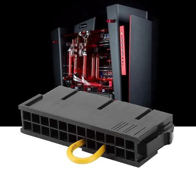 Alt view image 5 of 7 - WRIARICH 24-Pin ATX PSU Jumper Bridge Tool, 20+4 Pin Power Starter Connector for Mining Rigs