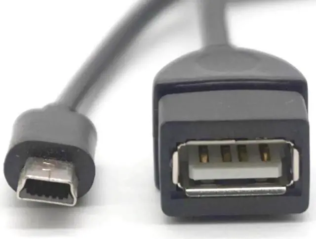 Main image of WRIARICH 3 Pack Mini USB 5Pin Male to USB2.0 A Female OTG Adapter Cable for Phones, Tablets, Cameras & MP3/MP4 Players