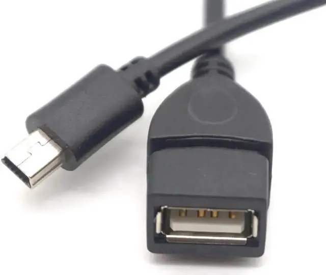 Alt view image 4 of 7 - WRIARICH 3 Pack Mini USB 5Pin Male to USB2.0 A Female OTG Adapter Cable for Phones, Tablets, Cameras & MP3/MP4 Players