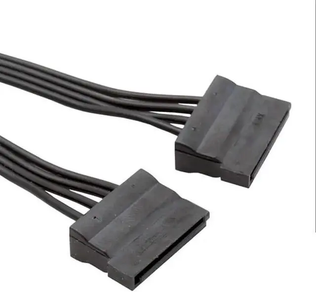 Alt view image 2 of 6 - WRIARICH 22cm Hard Drive Power Extension Cable, Anti-Oxidation Replacement Power Extension Wires