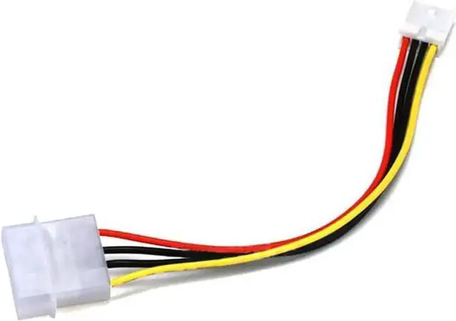 Alt view image 4 of 7 - WRIARICH SP4 Large Molex 4Pin to Small 4Pin Floppy Drive Power Adapter Cable, IDE PSU to Floppy Disk Drive Converter Cord