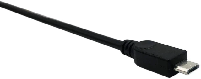 Alt view image 3 of 6 - WRIARICH 50cm Panel Mount Micro USB 5Pin Male to USB2.0 Type-B Female Cable with Screw Holes | Data & Charging Extension Cord