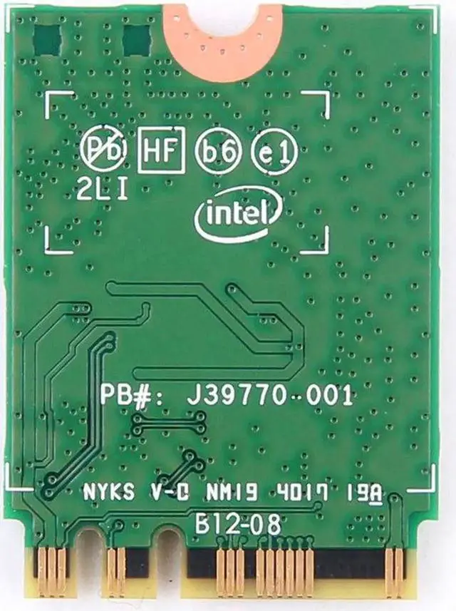 Alt view image 4 of 5 - WRIARICH Dual Band Wireless AC 9260 NGW NGFF M.2 WiFi Bluetooth 5.0 Card, 1.73Gbps 802.11ac Laptop Wireless Network Adapter