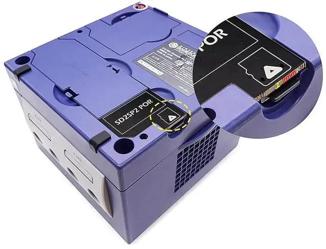 Alt view image 3 of 4 - WRIARICH AJMRTC SD2SP2 Pro Micro SD TF Card Reader Adapter SDLoader Swiss Mod for Nintendo GameCube NGC Serial Port 2, Plug and Play NTSC Console Homebrew ISO Retro Gaming PCB Storage Accessory