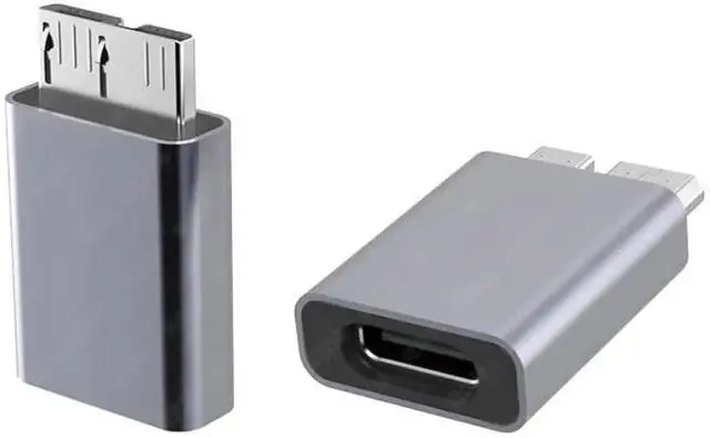 Main image of WRIARICH USB 3.1 Gen 2 Type C Female to Micro USB 3.0 Male Adapter, 10Gbps High Speed Data & Power Transfer Converter for Laptop, External SSD, Hard Drive