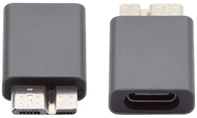 Alt view image 5 of 7 - WRIARICH USB 3.1 Gen 2 Type C Female to Micro USB 3.0 Male Adapter, 10Gbps High Speed Data & Power Transfer Converter for Laptop, External SSD, Hard Drive