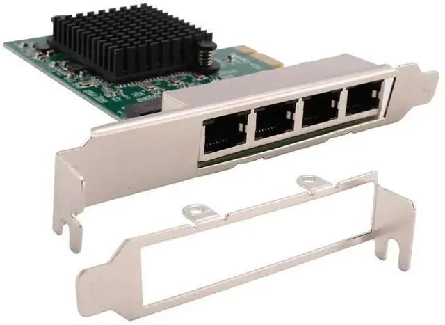 Main image of WRIARICH FOR Network Cards Network/Ethernet/Lan Adapter PCI-E Network Card Realtek RJ45 Internet Ethernet Gigabit 4 Port Network Card