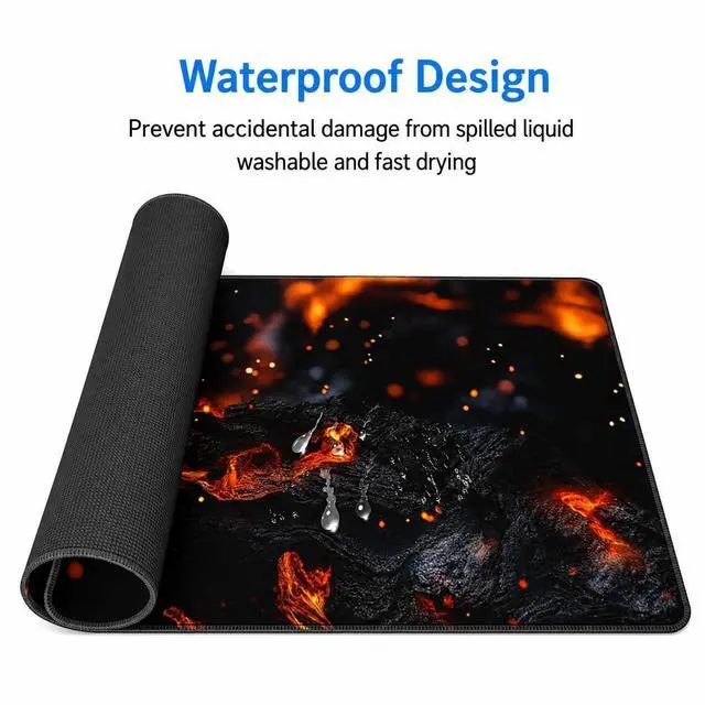 Alt view image 5 of 7 - WRIARICH XXL Gaming Mouse Pad 35.4x15.7 Inch, Large Extended Desk Mat