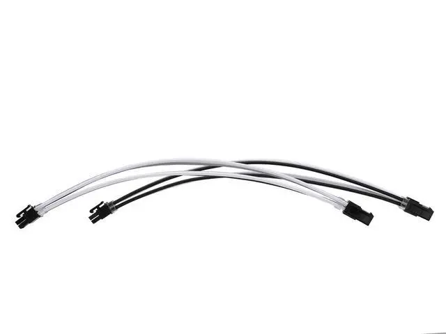 Alt view image 6 of 6 - WRIARICH PSU Cable Extension Kit 18AWG Sleeved, 24 Pin ATX + 8 Pin EPS + Dual 8 Pin PCI-E, Custom PC Cable Extensions with Combs for Clean Cable Management & Gaming PC Build (Black Silver White)