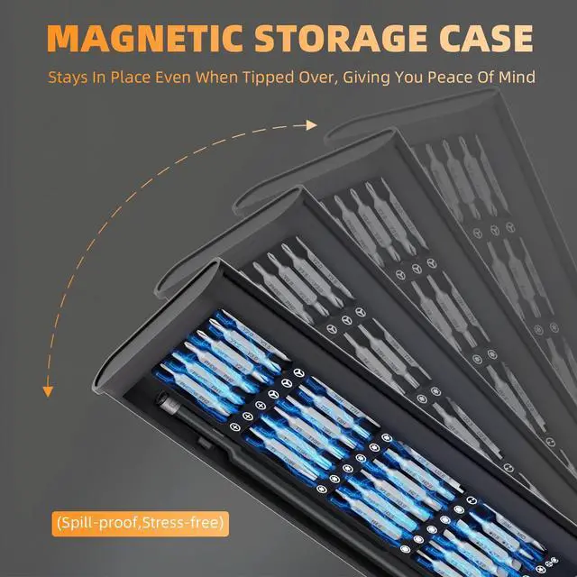 Alt view image 3 of 7 - Small Precision Screwdriver Set,50 in 1 Professional Magnetic Mini Screwdriver Repair Tool Kit for PC,Computer,Laptop,Iphone,Cell Phone,MacBook,Tablet,Watch,Eyeglasses Electronic Ring Doorbell