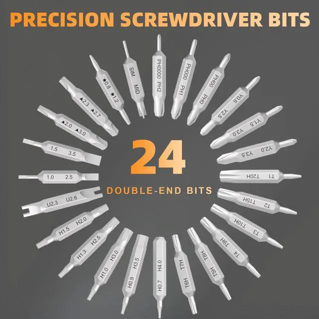 Alt view image 7 of 7 - Small Precision Screwdriver Set,50 in 1 Professional Magnetic Mini Screwdriver Repair Tool Kit for PC,Computer,Laptop,Iphone,Cell Phone,MacBook,Tablet,Watch,Eyeglasses Electronic Ring Doorbell