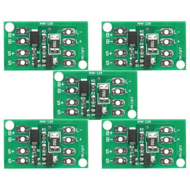 Alt view image 2 of 6 - WRIARICH 5PCS Solar Charge Controller Auto Light Control Circuit Switch Lithium Battery Charging Board Module