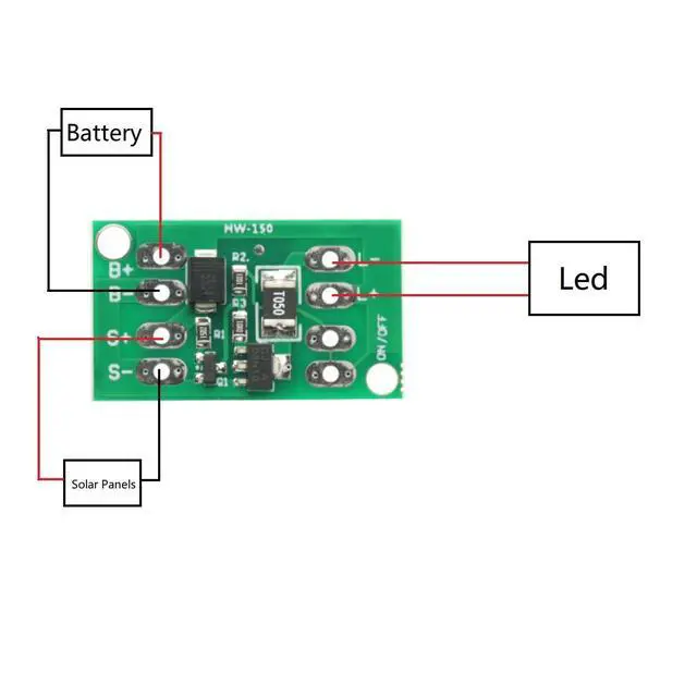 Alt view image 6 of 6 - WRIARICH 5PCS Solar Charge Controller Auto Light Control Circuit Switch Lithium Battery Charging Board Module