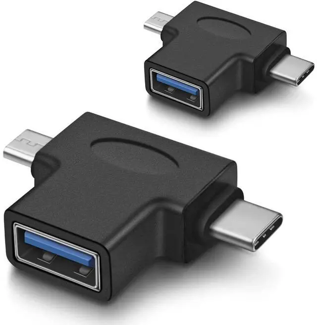 Main image of WRIARICH 2 in 1 OTG Converter USB 3.0 to Micro USB and Type C Adapter