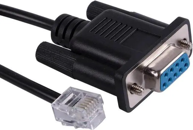 Alt view image 2 of 5 - WRIARICH DB9 Serial RS232 to RJ12 6P6C Adapter Cable for APC PDU 940-0144A