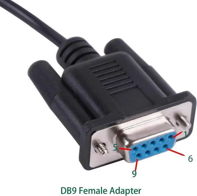 Alt view image 4 of 5 - WRIARICH DB9 Serial RS232 to RJ12 6P6C Adapter Cable for APC PDU 940-0144A